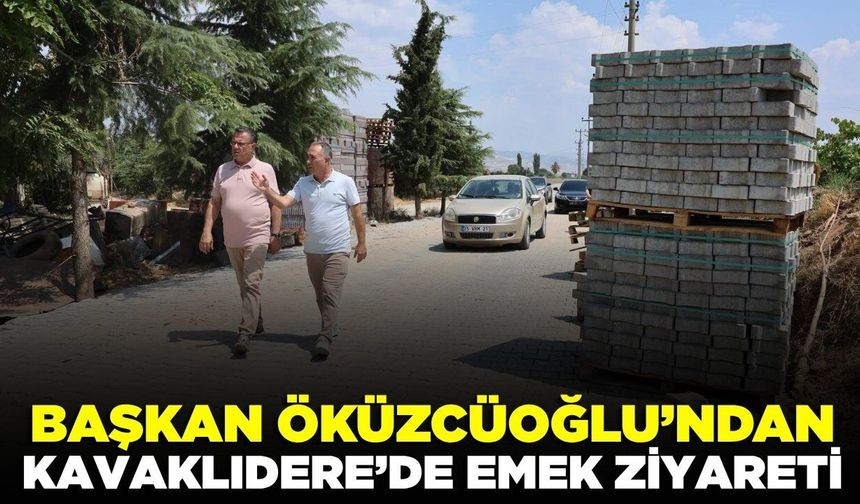 Başkan Öküzcüoğlu’ndan Kavaklıdere çıkarması