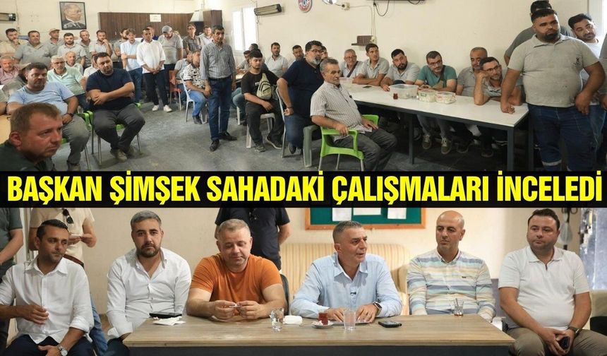 Başkan Hakan Şimşek, belediye personeliyle bir araya geldi