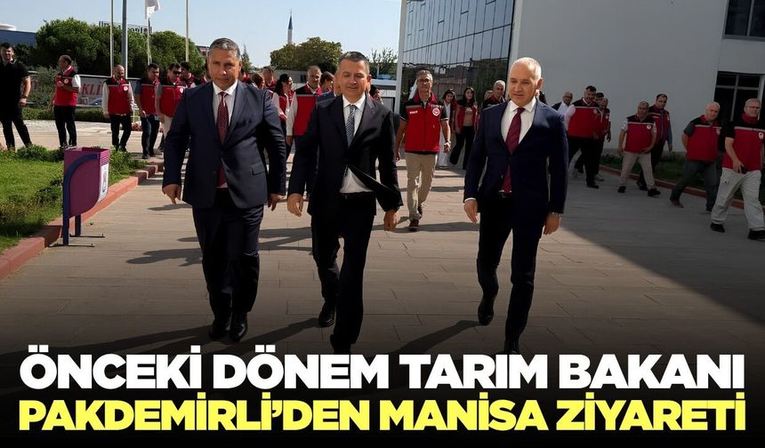 Bekir Pakdemirli’den Manisa İl Tarım ve Orman Müdürlüğü’ne ziyaret
