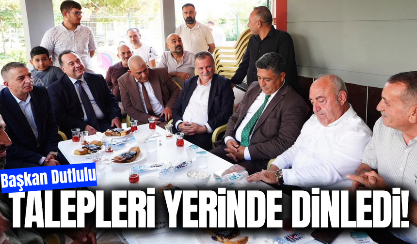 Besim Dutlulu, Nurlupınar'da vatandaşlarla buluştu!