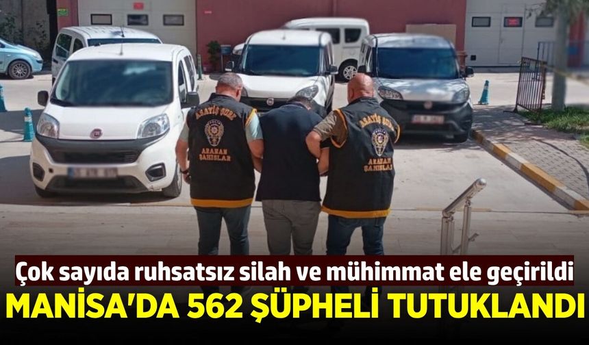 Manisa'da 1.290 şüpheli yakayı ele verdi!