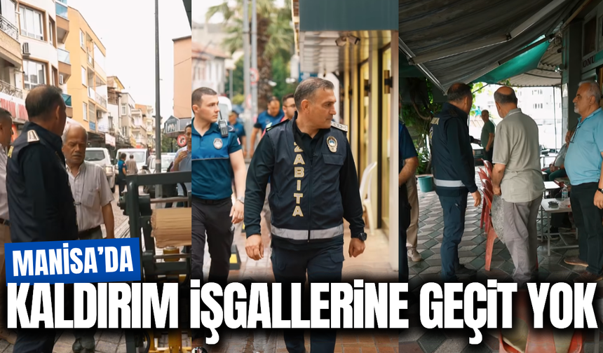 Büyükşehir Zabıtası sahada: Kaldırım işgallerine karşı denetim!