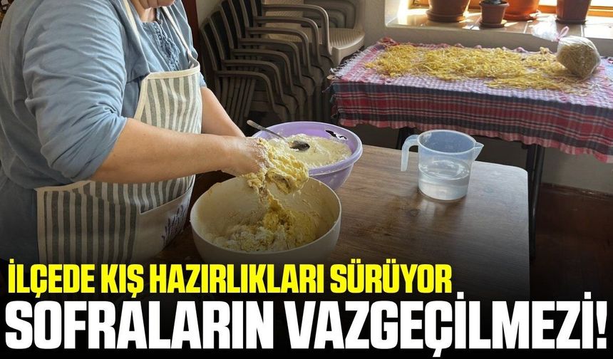 Kış aylarında sofraların vazgeçilmezi: Buldan'da hazırlıklar başladı
