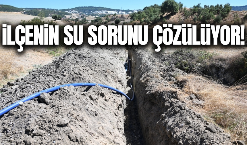 İlçenin kronik altyapı sorunu çözülüyor!