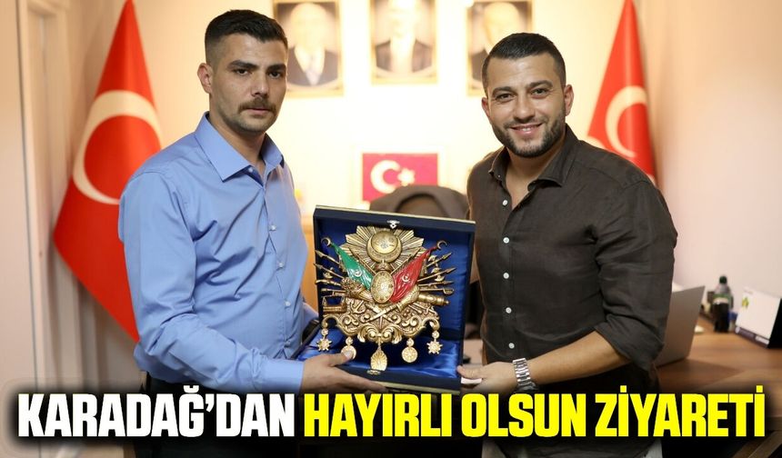 Ahmet Karadağ’dan MHP Şehzadeler İlçe Başkanlığı’na Hayırlı Olsun Ziyareti