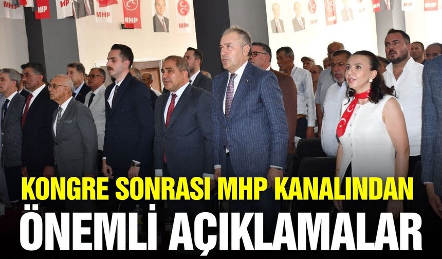 MHP teşkilatından kongre sonrası kritik açıklamalar