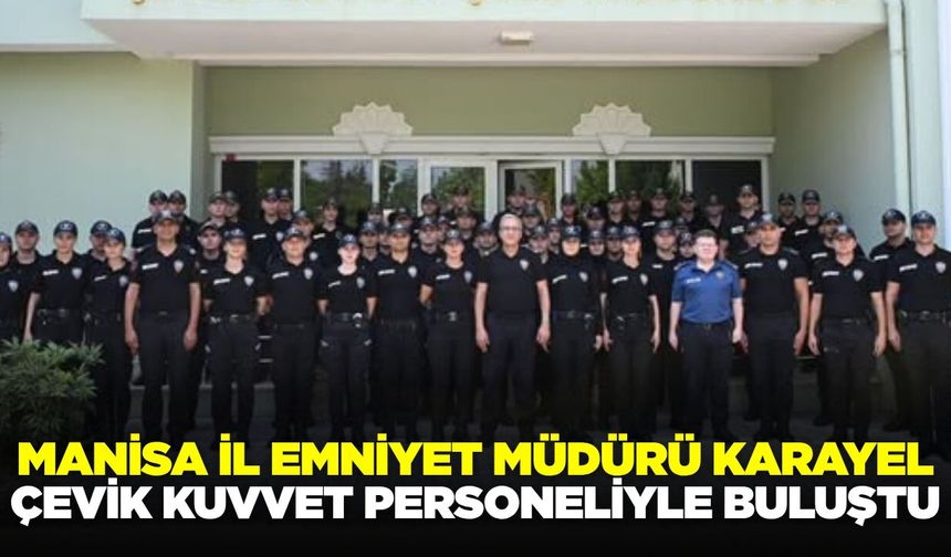 Adnan Karayel, Çevik Kuvvet Personeliyle Bir Araya Geldi