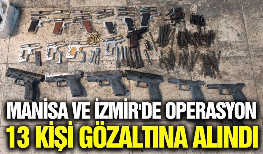 Manisa'da örgütlere çalışan çeteye büyük darbe