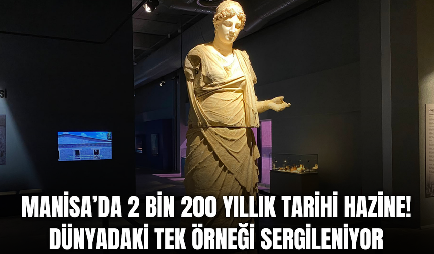 Manisa’da 2 Bin 200 Yıllık Hestia Heykeli Sergileniyor