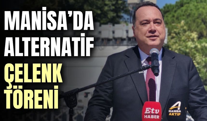 Manisa’da 30 Ağustos Zafer Bayramı’nda Alternatif Çelenk Töreni