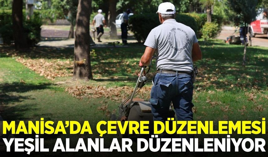 Yunusemre Belediyesi parkları yeniliyor