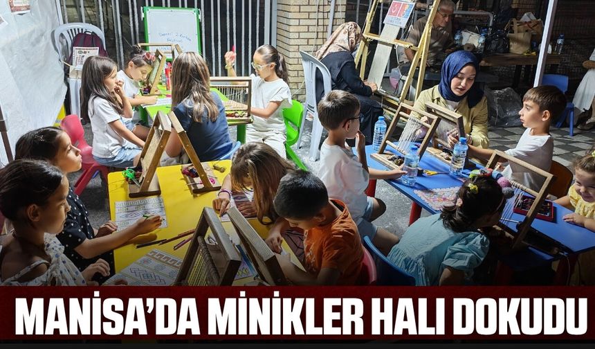 Manisa'da çocuklar hem eğlendi hem öğrendi!