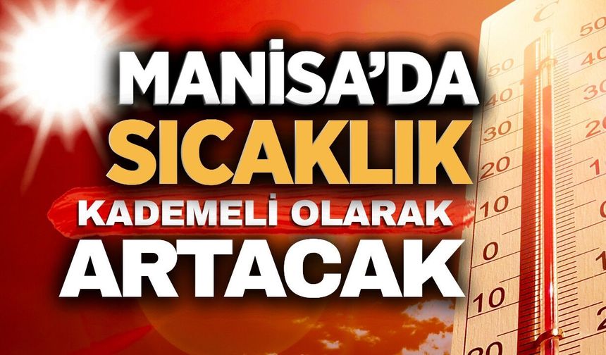 Manisa'ya sıcak hava uyarı! İki yerden bastırıyor