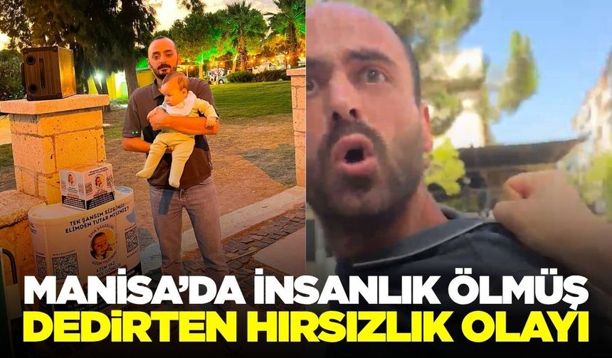 Manisa'da SMA'lı Azem'in kumbarasını soyan hırsız suç üstü yakalandı
