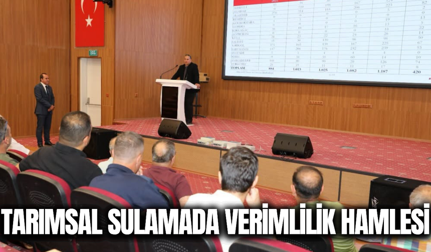 Manisa’da tarımsal sulama projeleri masaya yatırıldı
