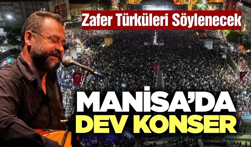 Manisa'da Tolga Çandar ile 'Zafer Türküleri' konseri