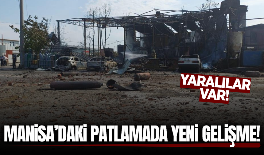 Manisa'da tüp dolum tesisinde yangın: Yaralılar var!