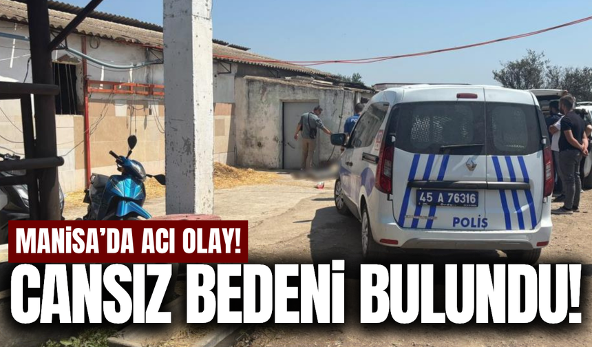 Manisa'da yalnız yaşayan adam ölü bulundu!