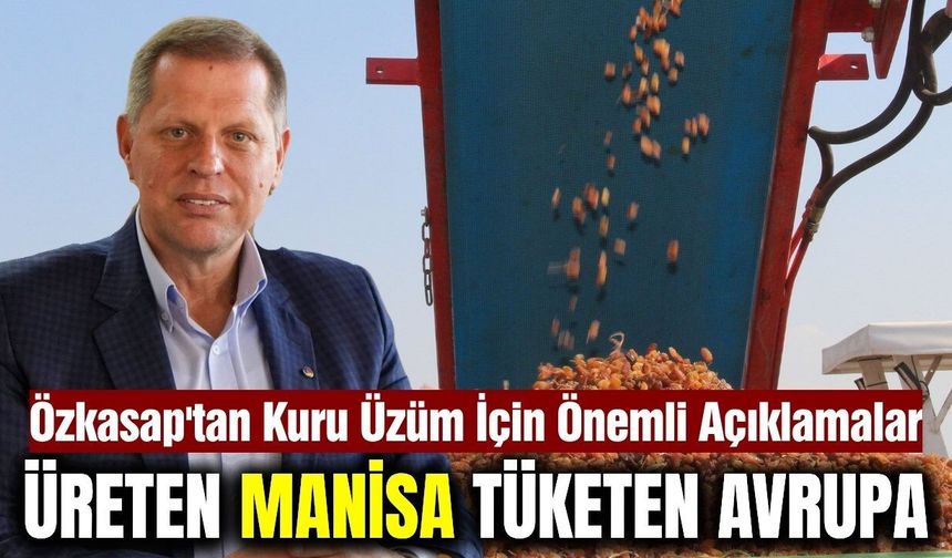 Manisa'dan kuru üzüm çağrısı: Üretiyoruz ama tüketmiyoruz