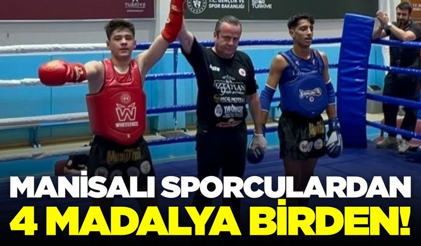 Manisalı rüzgar Afyon’da esti: 4 Madalya birden!