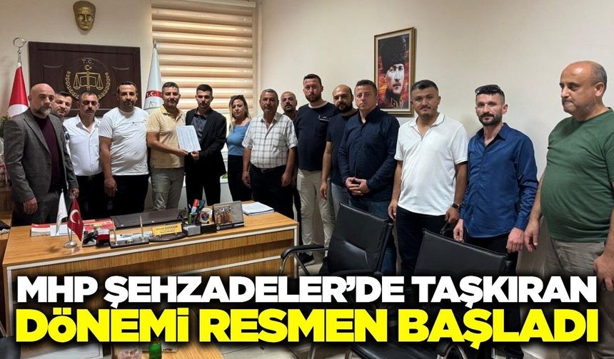 MHP Şehzadeler’de Emre Taşkıran dönemi resmen başladı
