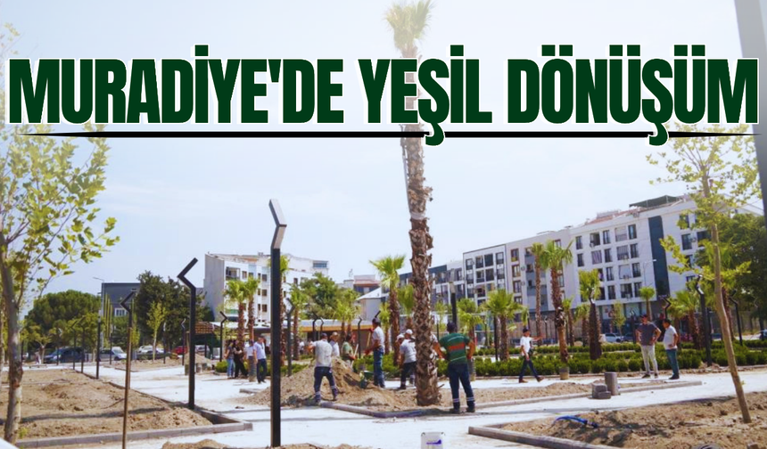Muradiye'ye yeşil dokunuş!