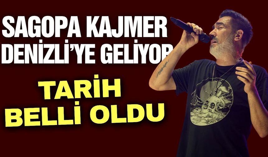Denizli'de Sagopa Kajmer rüzgarı esecek