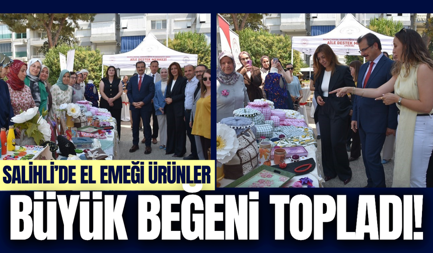 Salihli ADEM’in ilk ürünleri sergilendi