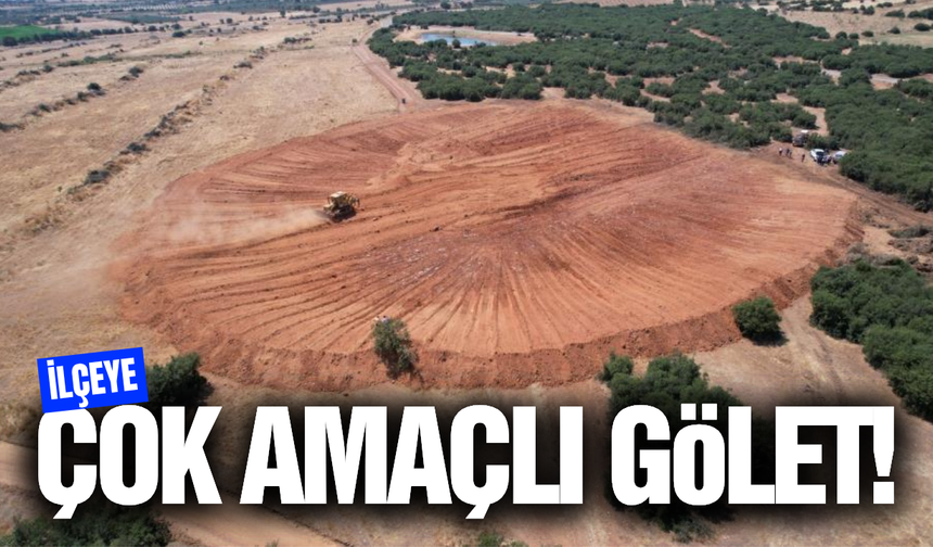 Salihli'de yangınlara ve kuraklığa karşı gölet hamlesi!