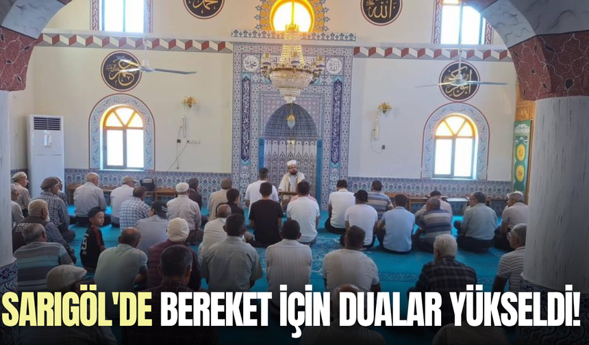 Sarıgöl yağmur için tek yürek oldu