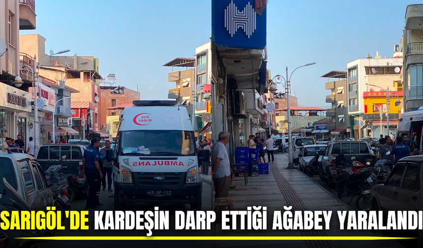 Sarıgöl'de kardeş kavgası: 1 yaralı