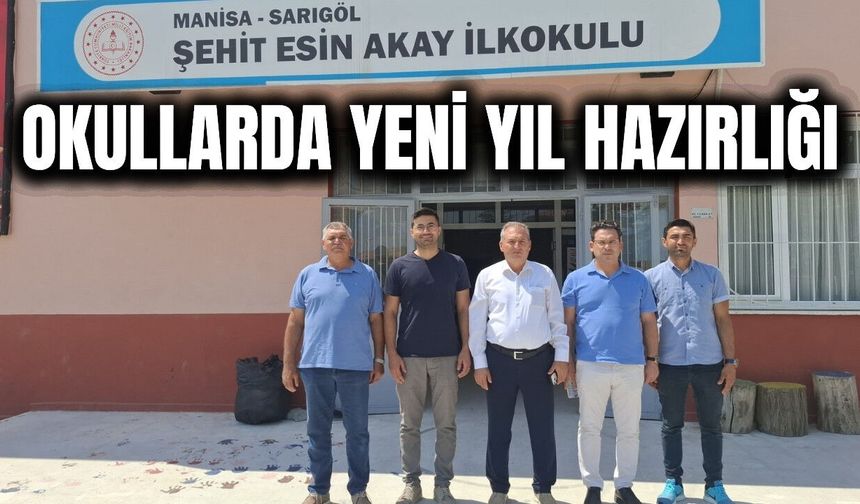 Sarıgöl'de Okullar Yeni Eğitim Yılına Hazırlanıyor