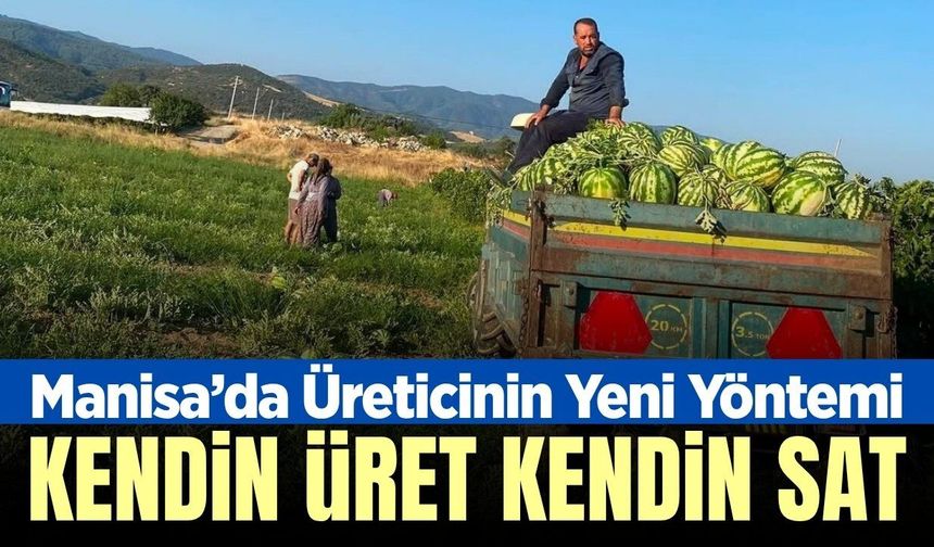 Sarıgöl’de üretici aracıyı devre dışı bıraktı: Satışını kendi yapıyor