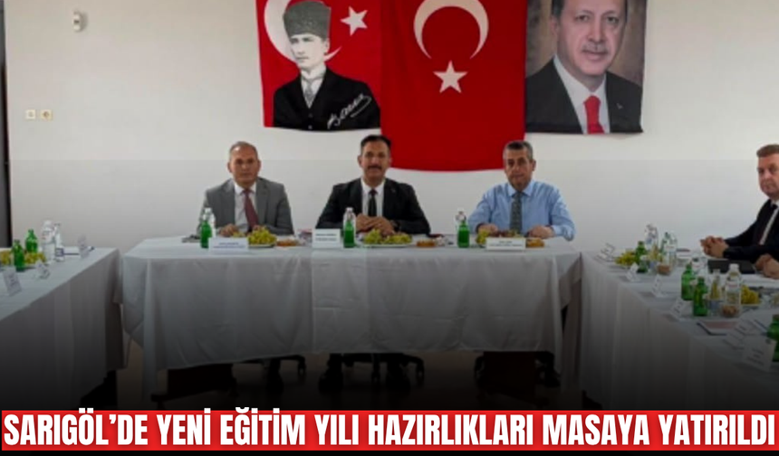 Sarıgöl’de yeni eğitim yılı için hazırlıklar başladı