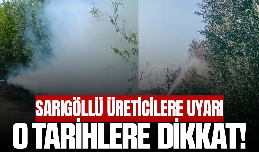 Sarıgöllü üreticilere uyarı: Tehlike kapıda, gözler o tarihte
