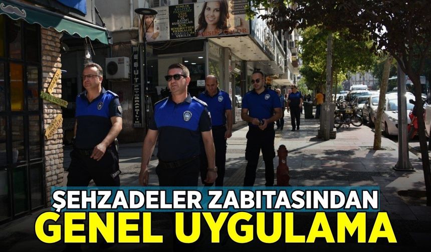 Manisa'da ekiplerden denetim!