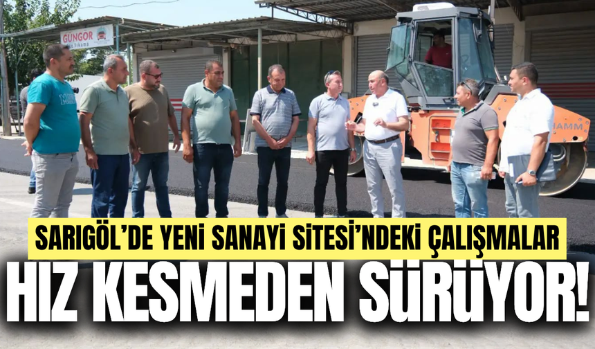 Tahsin Akdeniz yol çalışmalarını yerinde inceledi!