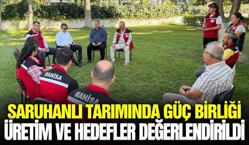 Tarım İl Müdürü Karayılan, Saruhanlı İlçe Müdürlüğü'nü ziyaret etti