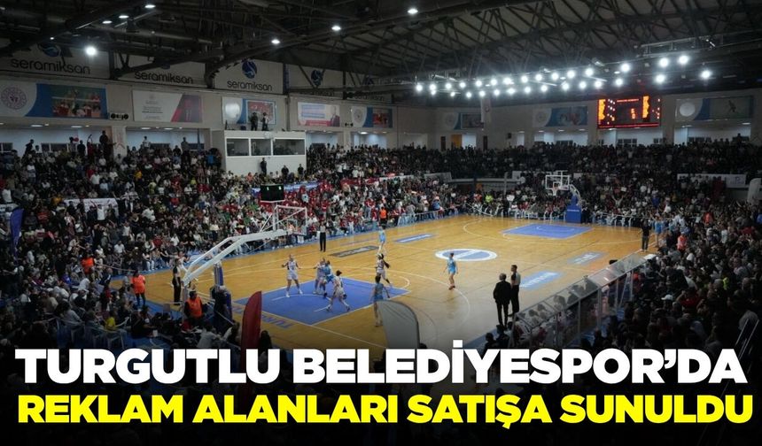 Turgutlu Belediyespor'da tribün içi reklam alanı oluşturuldu