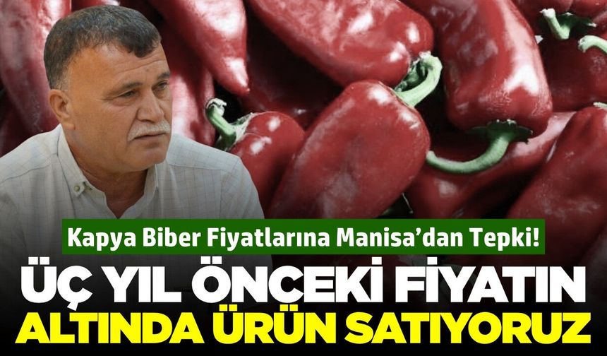 Turgutlu Ziraat Odası’ndan kapya biber fiyatlarına tepki: “Üretici neden zararına satıyor?”