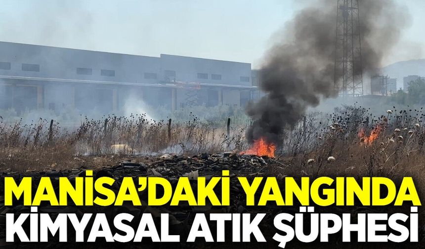 Turgutlu’daki yangında kimyasal atık şüphesi ve zorlu söndürme çalışması