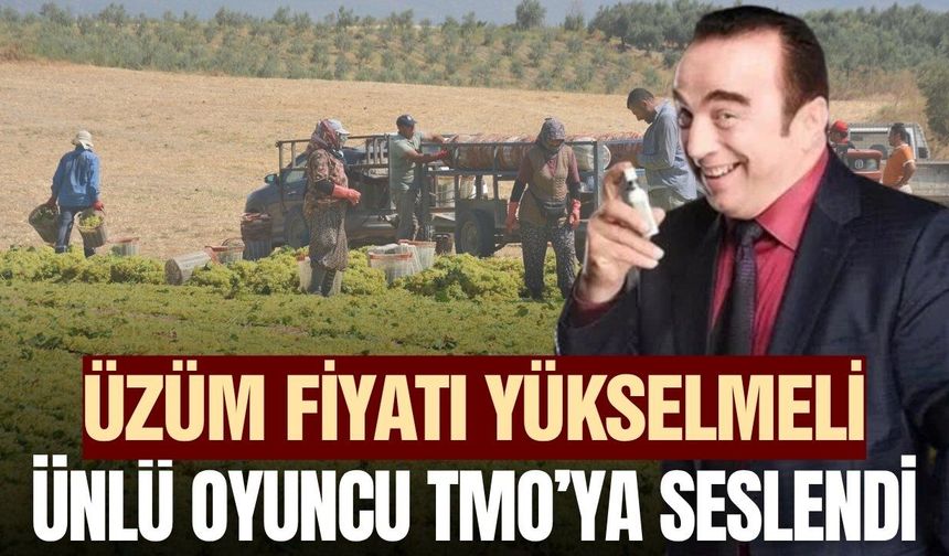 Ünlü oyuncu Manisa'dan TMO'ya seslendi!