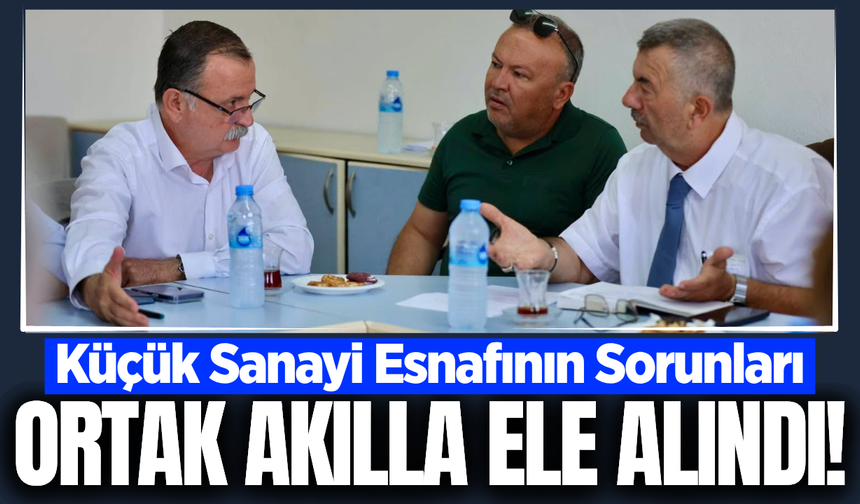 Yunusemre'de sanayi esnafının sorunlarına ortak akılla çözüm!