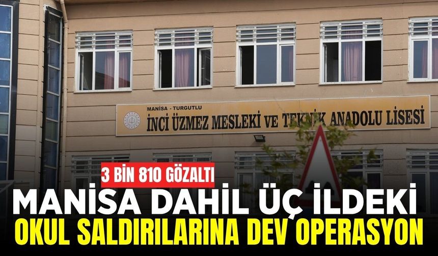 Manisa'da siber operasyon: 3 bin 810 gözaltı