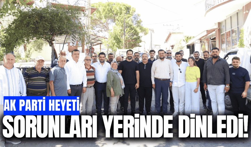AK Parti heyeti Karaoğlanlı’da vatandaşlarla buluştu!