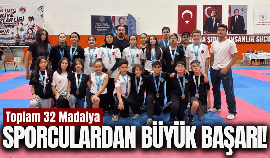 Alaşehirli sporculardan İzmir'de madalya yağmuru!