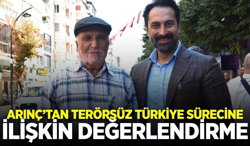 Arınç’tan “Terörsüz Türkiye” mesajı: “Evlatlarımız değil, silahlar toprağa gömülsün”