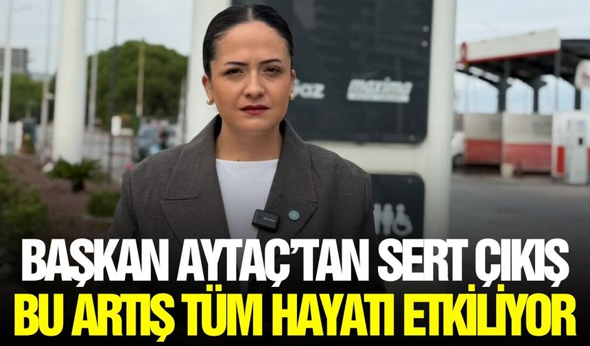 Başkan Aytaç'tan sert çıkış: "Suni gündemleri bırakın, vatandaşa odaklanın"