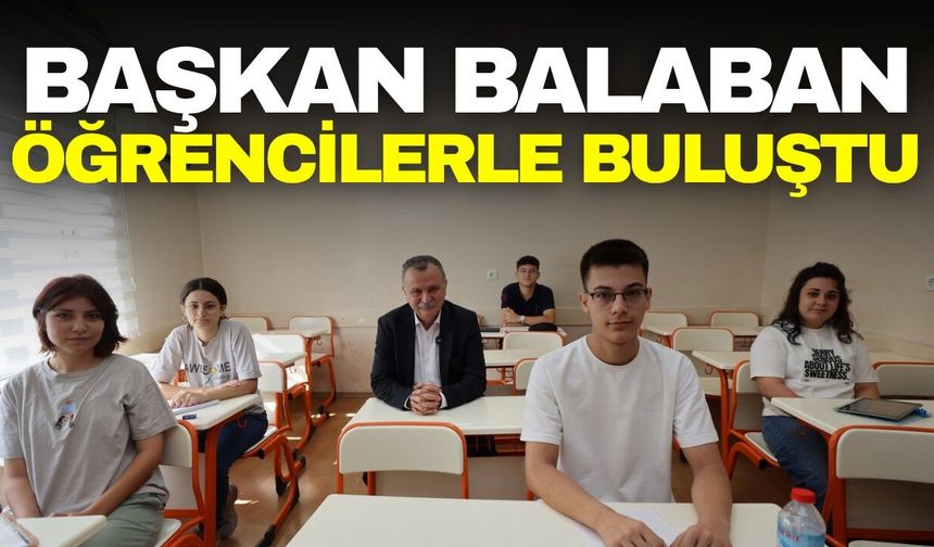 Başkan Balaban'dan YEGEM'e ziyaret