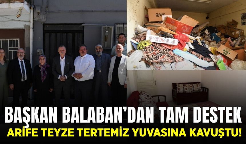 Manisa'da yürek ısıtan dönüşüm: Arife teyzenin evi sıfırdan yenilendi